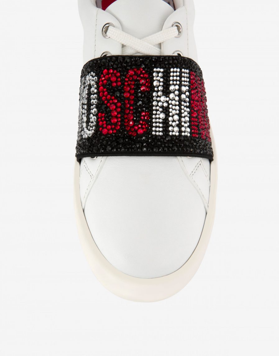 Love Moschino Sneakers Crystal Elastic Band