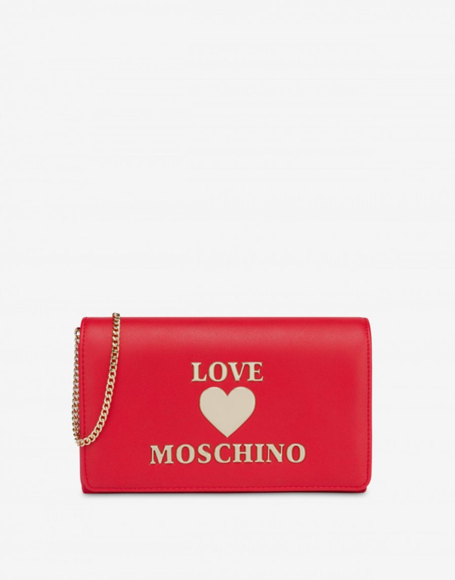 Love Moschino evening bag padded heart col. rosso Tersicore Crotone