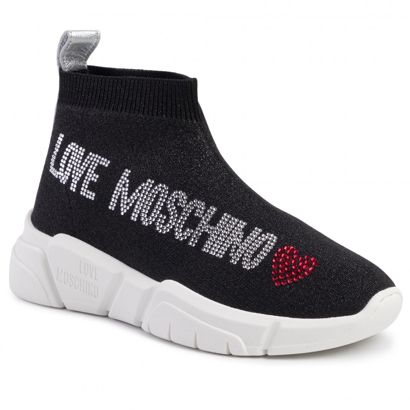 Love Moschino sneakers running calza nere Tersicore Crotone
