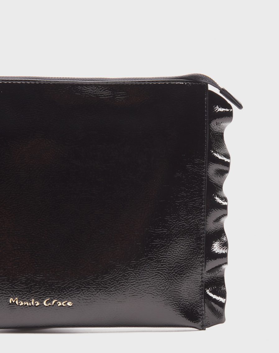Manila Grace borsa Daisy pochette nera Tersicore Crotone