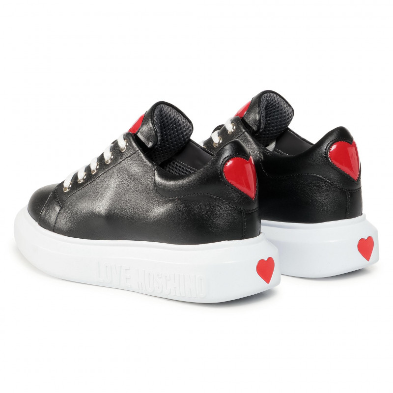 Love Moschino sneakers donna in pelle nera Tersicore Crotone